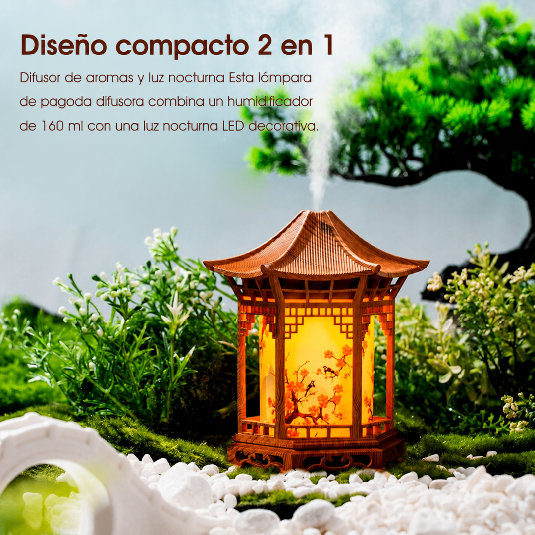 Delurive™ | Humidificador Zen con Luz LED