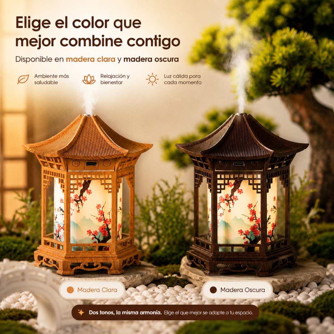 Delurive™ | Humidificador Zen con Luz LED